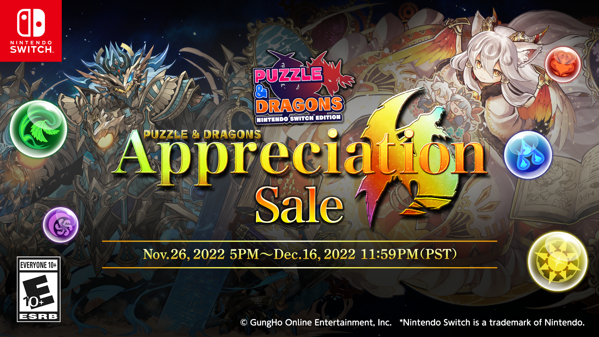 PUZZLE & DRAGONS Appreciation Sale